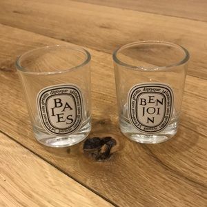 Two (2) Diptyque 35g candles (empty)